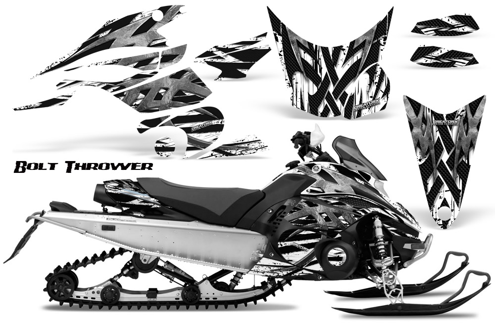 Yamaha FX Nytro 2010 Graphics Kit Bolt Thrower White